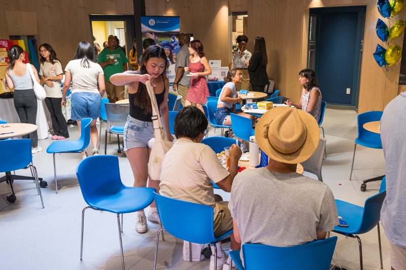 students in the Center for Intercultural Engagement participate in an event