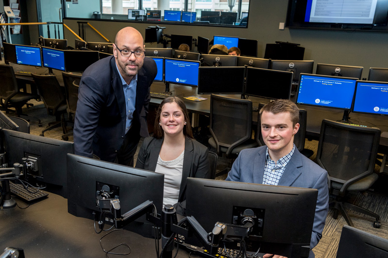 The Blue Hen Investment Club has been very successful due in part to Ryan O’Donnell and Anna Perotta under the advisement of Rich Jakotowicz.  (Releases were obtained.)