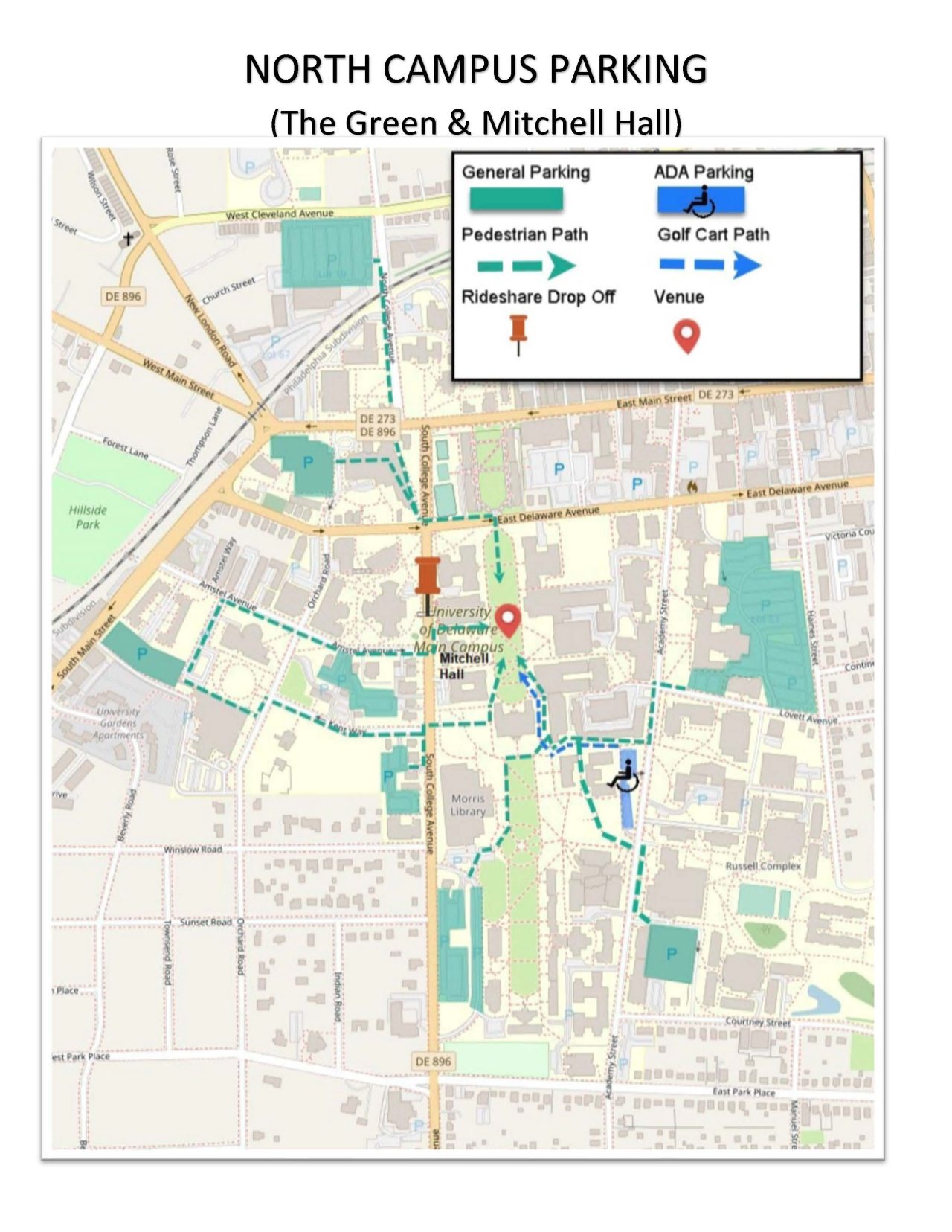 North Campus Parking Map North Campus Parking Map