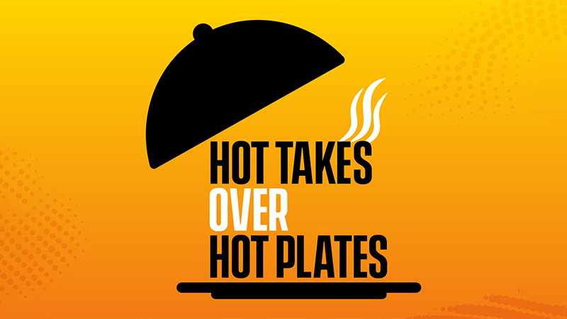 Hot Takes Over Hot Plates logo