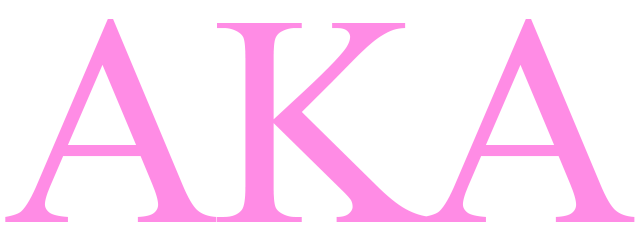 Alpha Kappa Alpha Greek letters