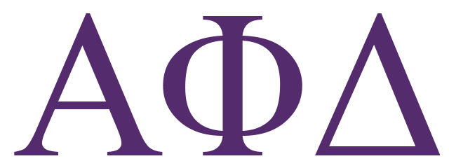 Alpha Phi Delta Greek letters