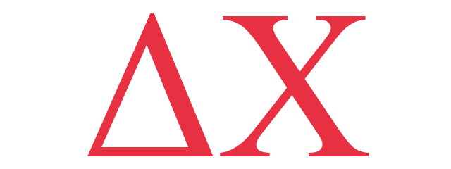 Delta Chi Greek letters