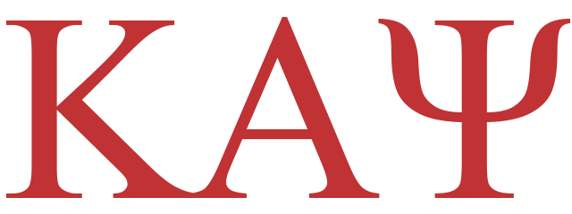 Kappa Alpha Psi greek letters