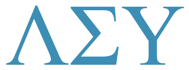 Lambda Sigma Upsilon Greek letters