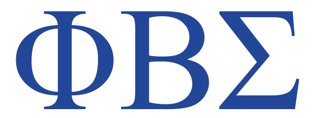 Phi Beta Sigma greek letters
