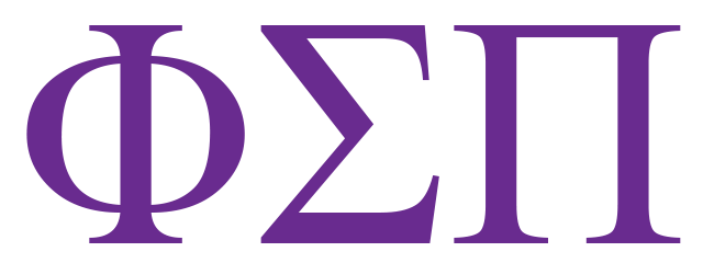 Phi Sigma Pi greek letters