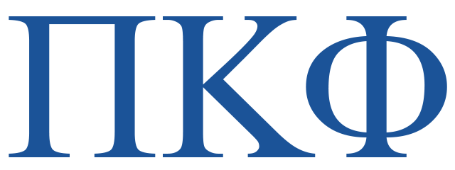 Pi Kappa Phi greek letters