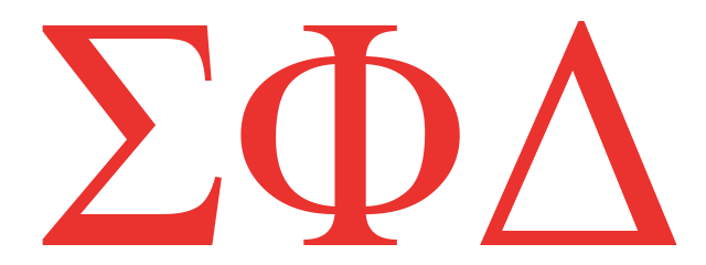 Sigma Phi Delta Greek Letters