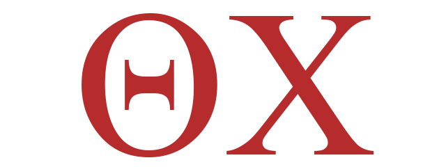 Theta Chi greek letters