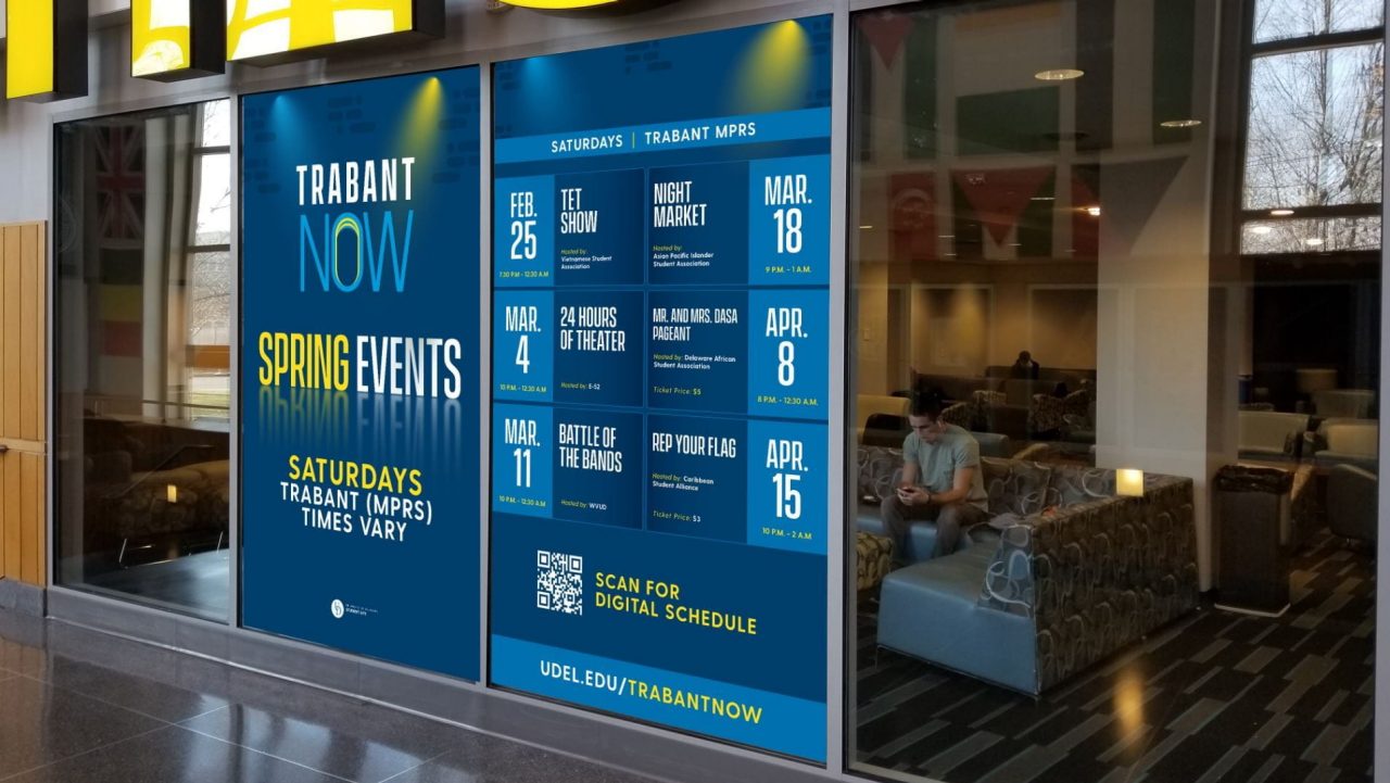 Trabant Lounge window clings