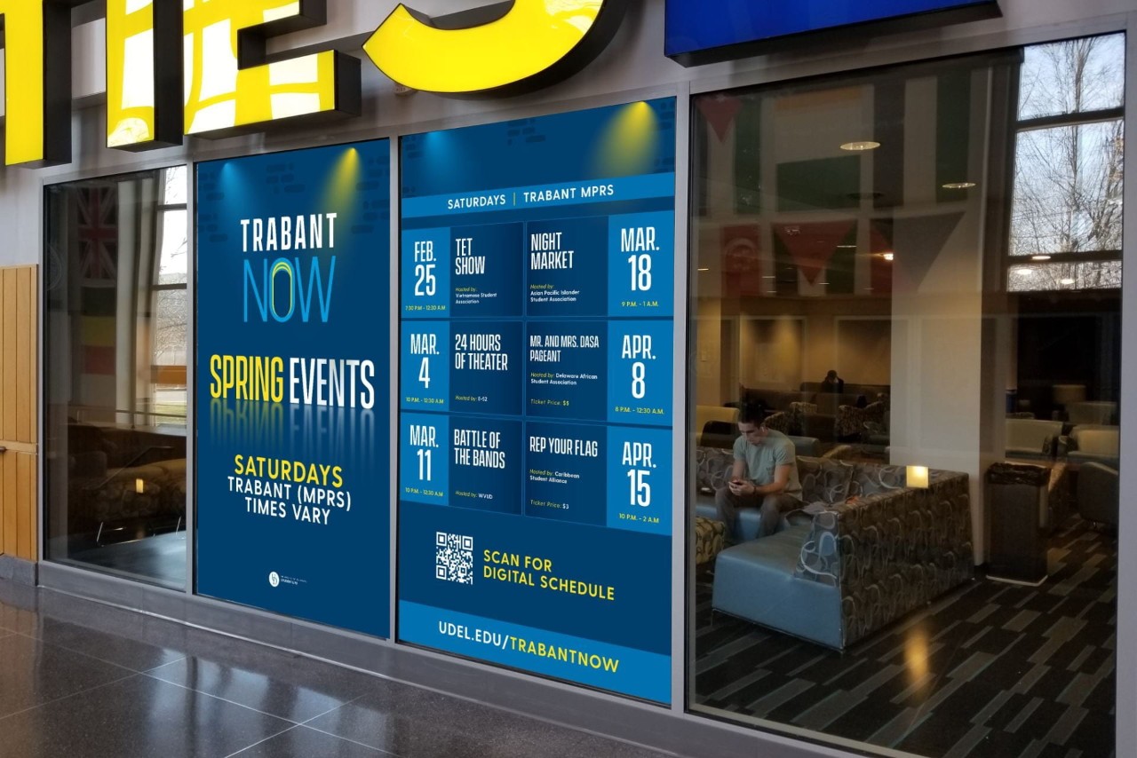 Trabant Lounge window clings