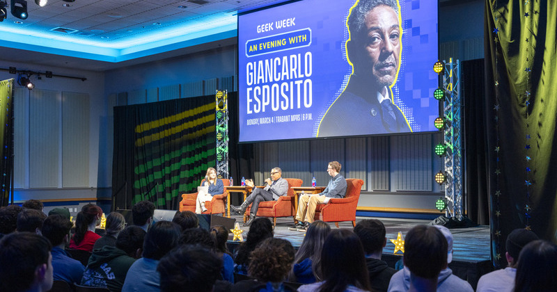 Giancarlo Esposito was the featured speaker for Geek Week 2024