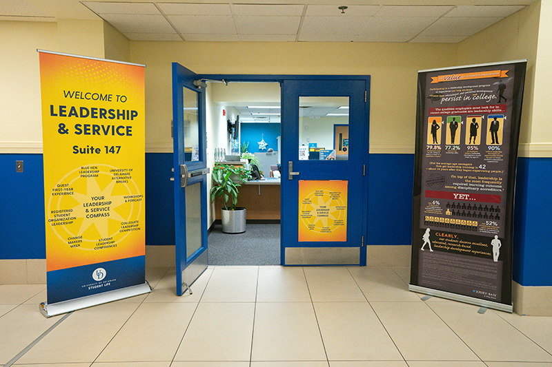Entrance to Creative Leadership, Innovation and Service office