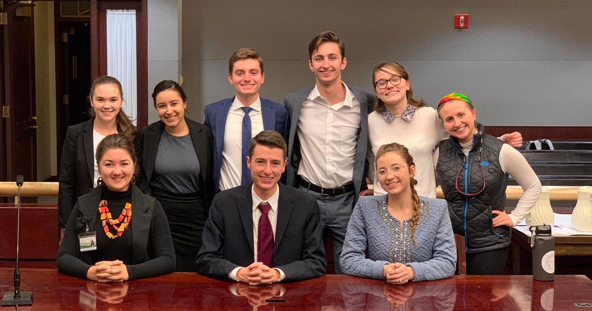 2019-2020 Mock Trial team