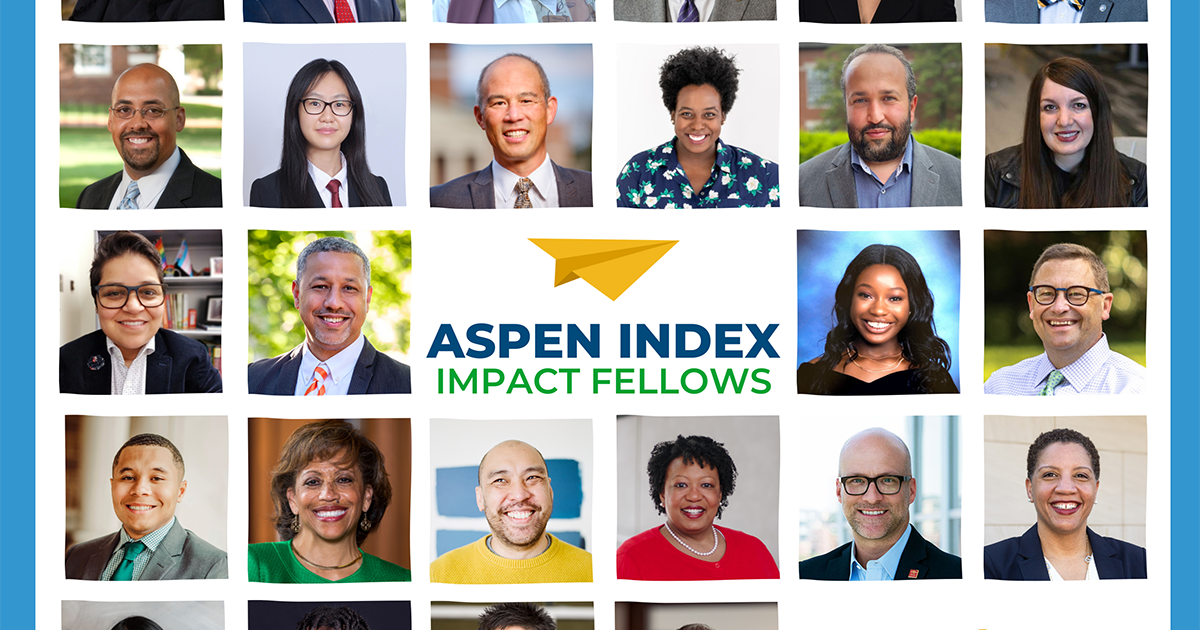 Photos of Aspen Index Impact Fellows