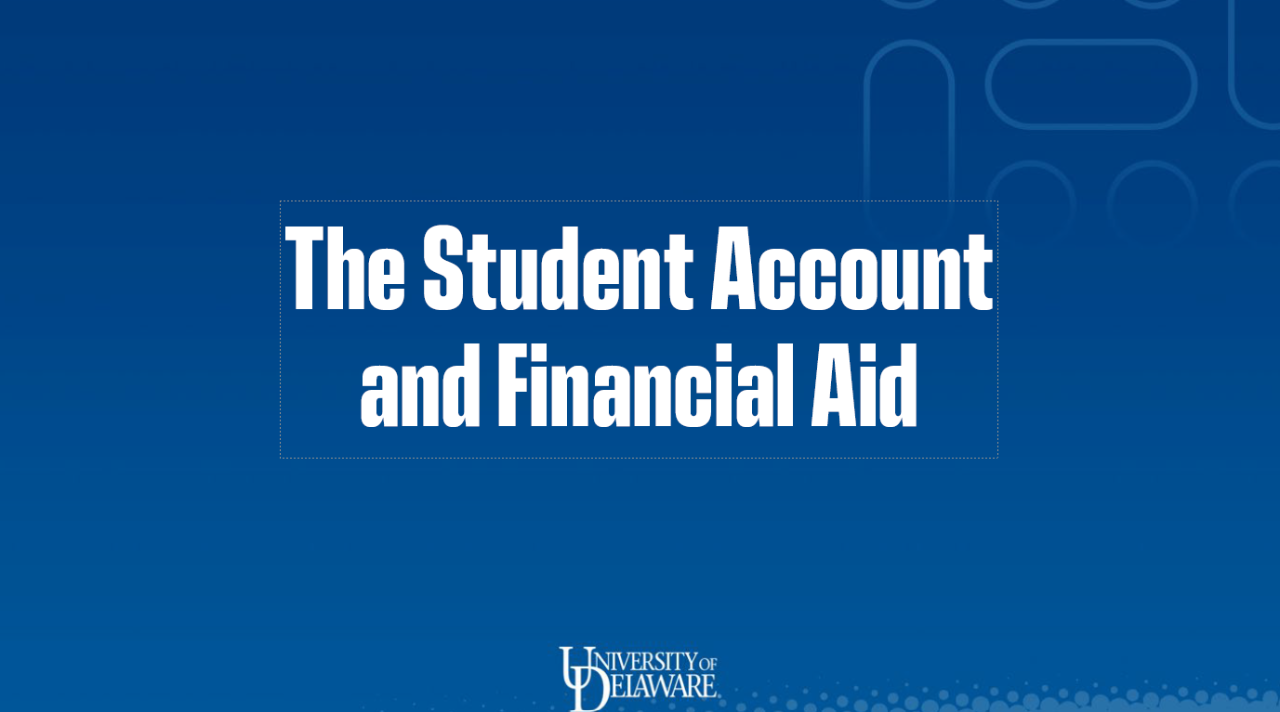 The Student Account 