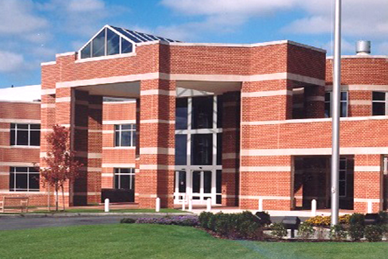 an exterior view of the a VA office