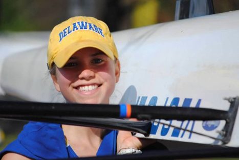 Laura Donohue has been a member of the UD women’s rowing team since she arrived on campus