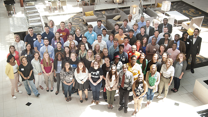 Delaware INBRE summer scholars program annual retrate at embassy suites Newark DE