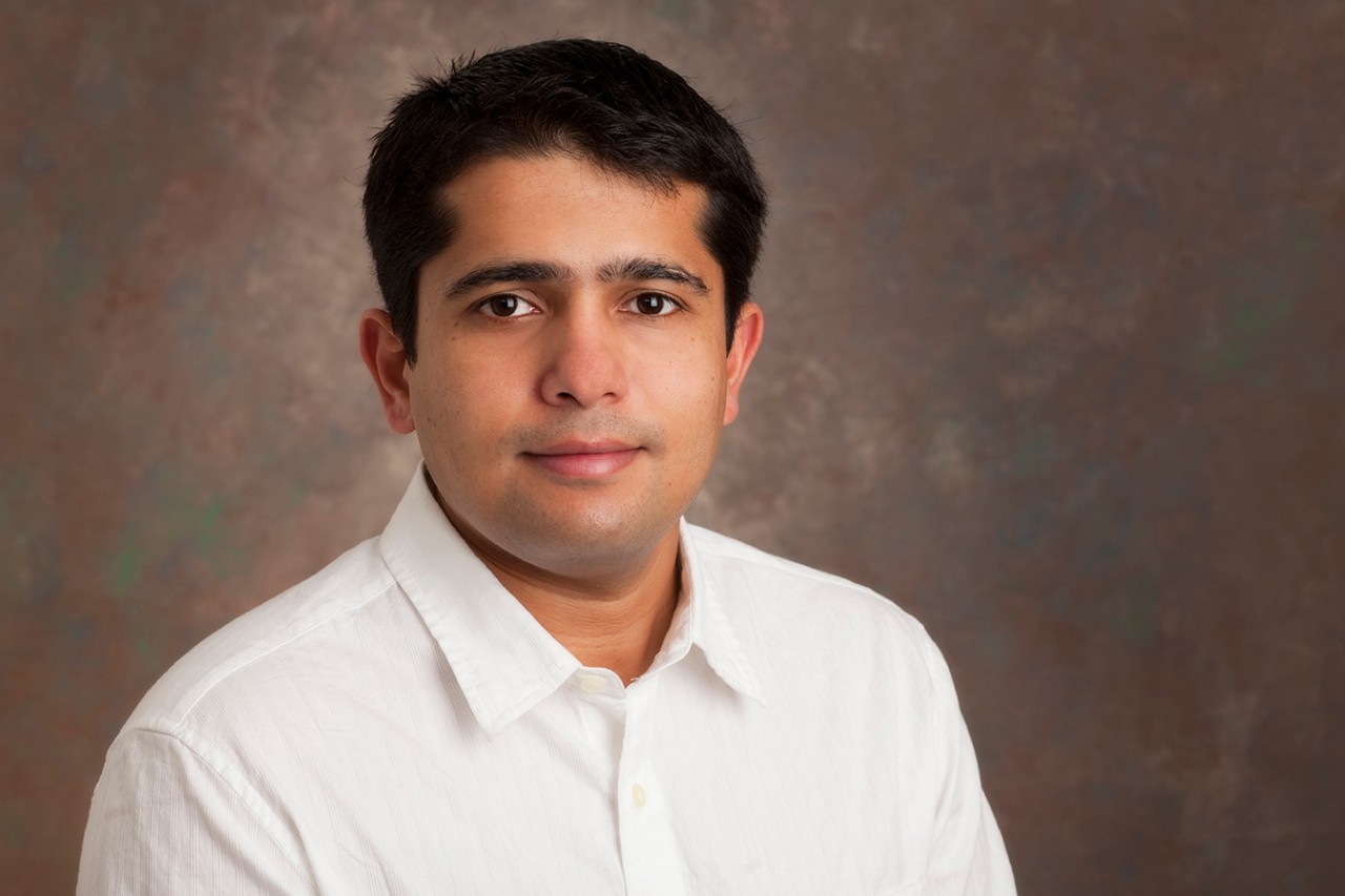 Publicity photo of Abhyudai Singh, a new faculty member in Elecrical and Computer Engineering