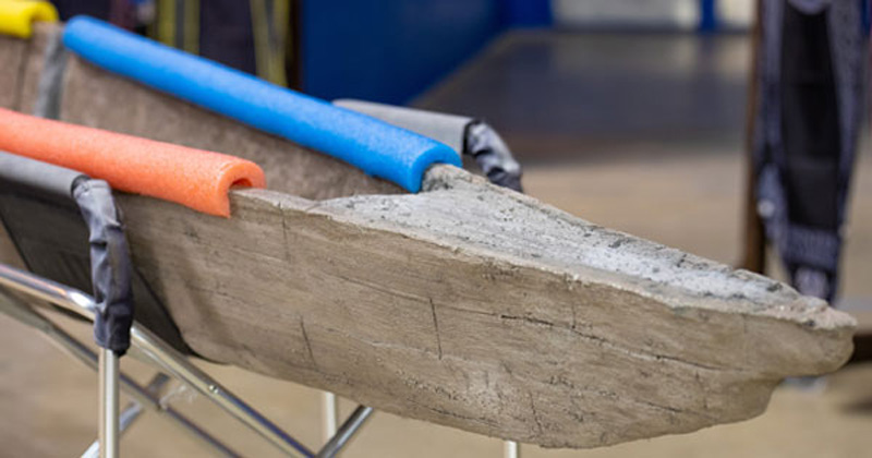 ASCE’s National Concrete Canoe Competition challenges engineering students around the country to build a canoe out of a concrete mixture.