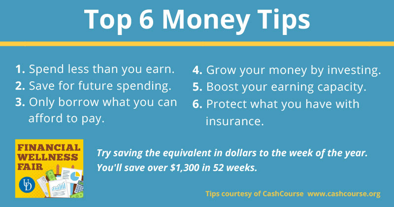 Top 6 Money Tips