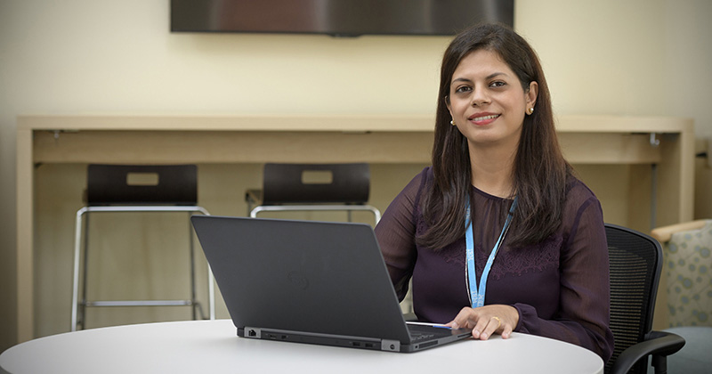 Sambhavi Parajuli’s project, “Prediction of survivability rate of breast cancer patients,” played a major role in helping her land a job as an analytics consultant for IBM Watson Health, working with  Delaware Health and Social Services (DHSS).
