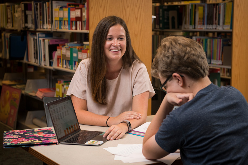 Student Cristina Ahrendt