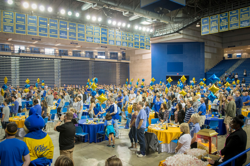 The Bob Carpenter Center was the site for the Family Fest Tailgate on Oct. 14, 2017, during Parents and Family Weekend at the University of Delaware.