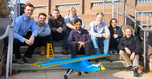 Engineering students worked together to build functional aircraft