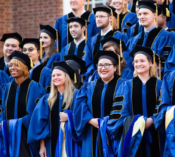 Doctoral Hooding on May 25, 2018 held on The Green.