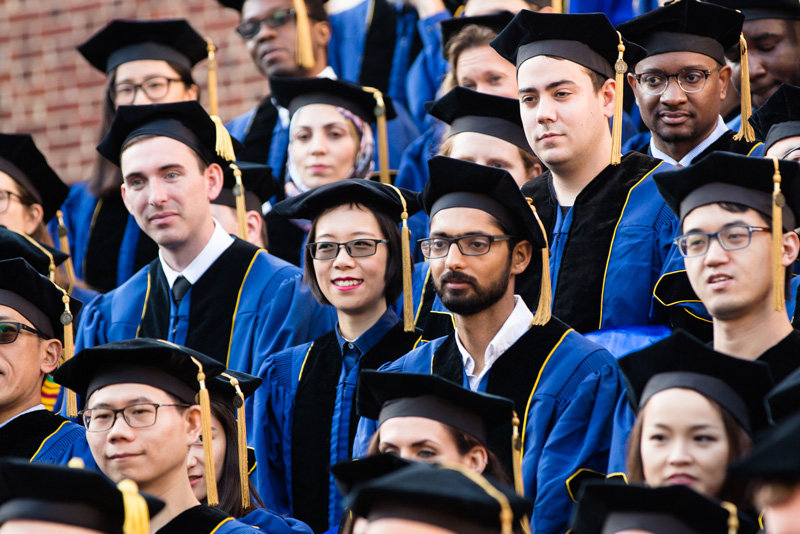 Doctoral Hooding on May 25, 2018 held on The Green.