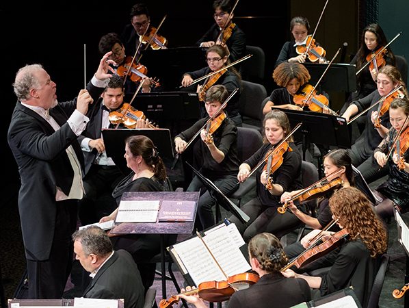 The University of Delaware Symphony Orchestra and Schola Cantorum presenting a concert titled 