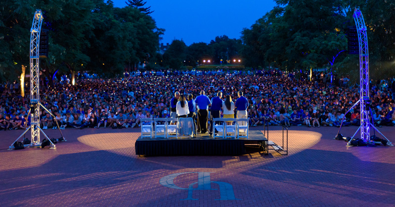 1743-Twilight_Induction_Ceremony-EK-082817 The Twilight Induction Ceremony is a cherished tradition that many students reference years later as a formative moment in their UD experience.