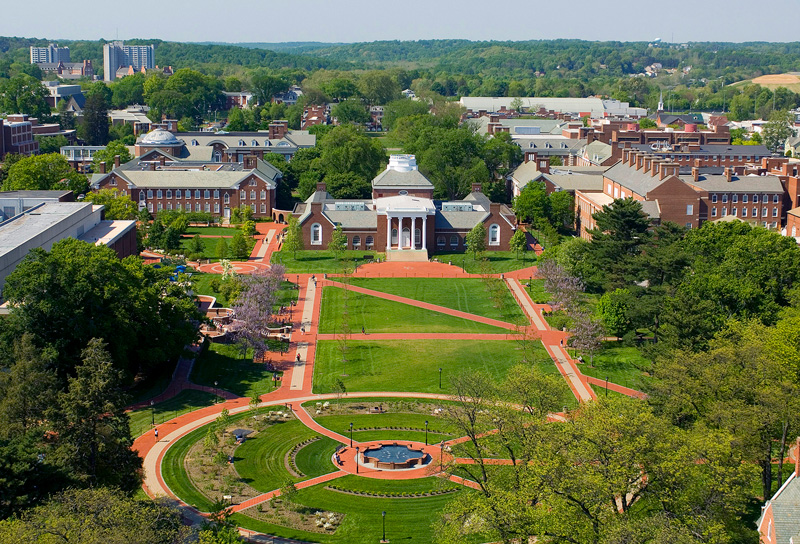 Football Team Entry 091512 Aerial view of the University of Delaware