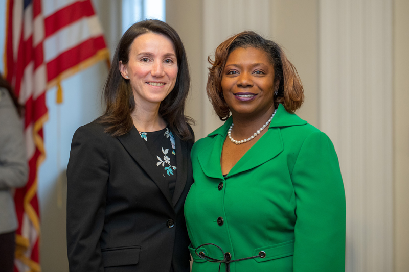 Redding Lecture with keynote speaker Dr. Mary Frances Berry held in Mitchell Hall on October 25, 2018.  A short reception was held in Hullihen Hall before the lecture.