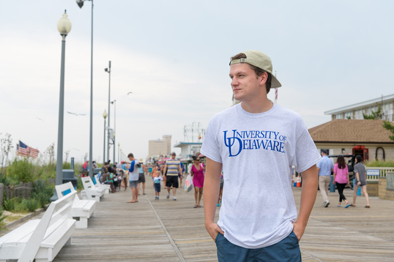 UDaily-Incoming_Students_Southern_DE-080519 Connor Dorney (pictured) is an incoming freshman in the class of 2023 who plans to study Marketing. Hailing from Lewes, DE, Connor’s brother, Sean, is a Senior at UD studying Interpersonal Communication and Psychology.