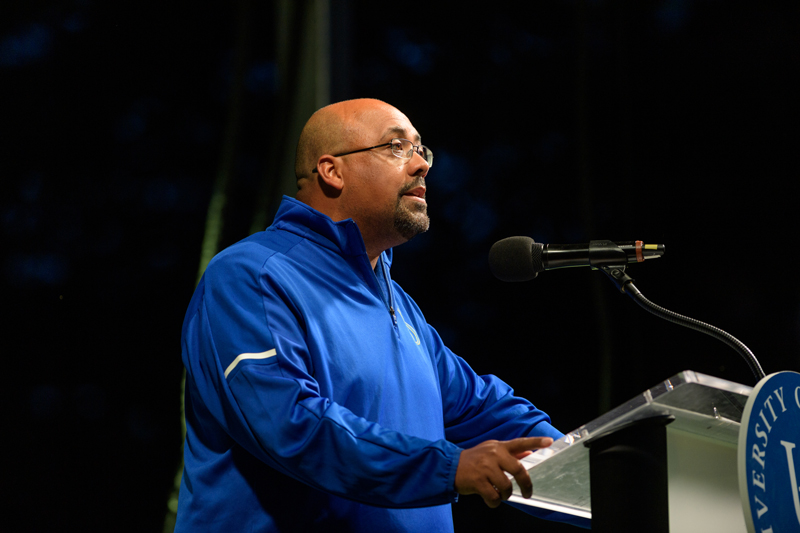 Class of 2023 Twilight Induction Ceremony held on the North Central Green on August 26, 2019.