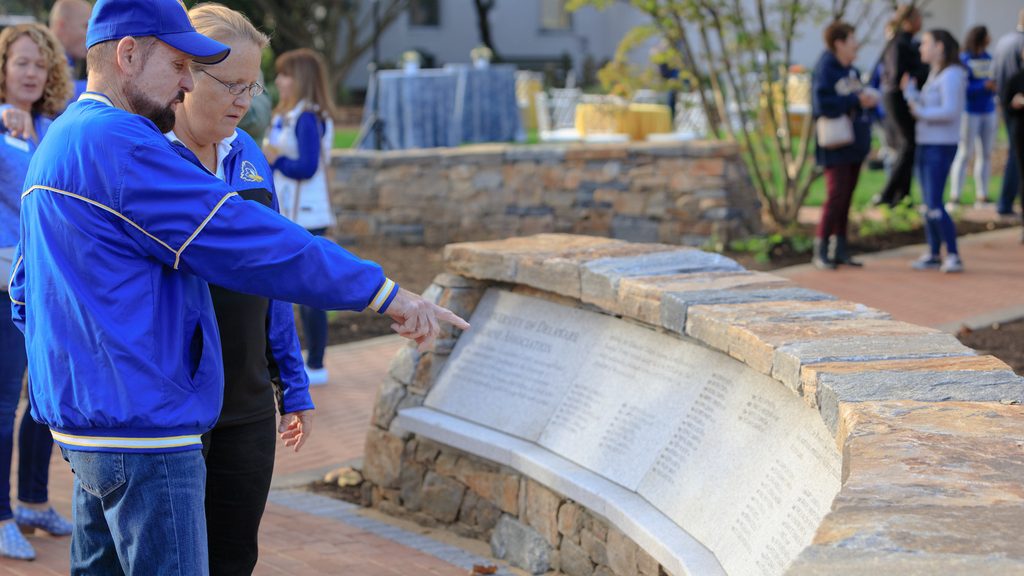 Development & Alumni Relations honors Wall of Fame, the Alumni Board of Directors, Past Presidents and Warner/Taylor recipients at a dedication and ribbon cutting ceremony with key players responsible for it’s design and look at Homecoming Weekend, October 26th, 2019.