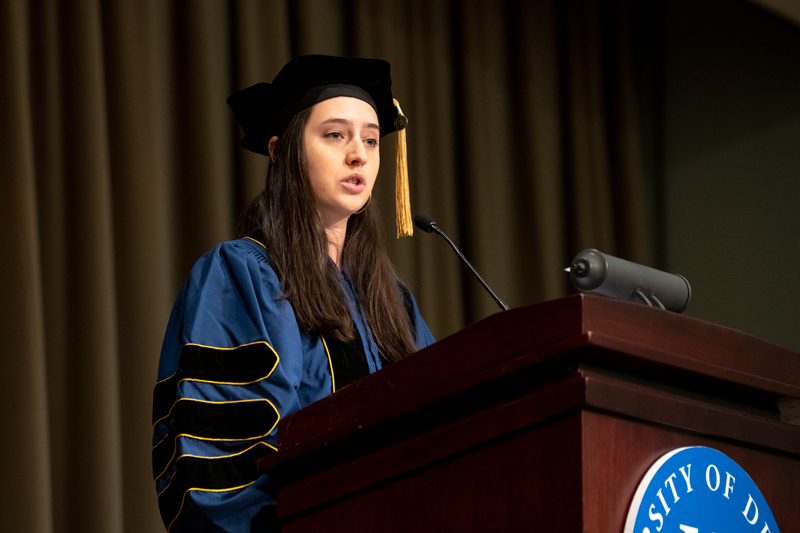 Graduation and hooding ceremony for the department of Physical Therapy's 2018 doctoral class. - (Evan Krape / University of Delaware)