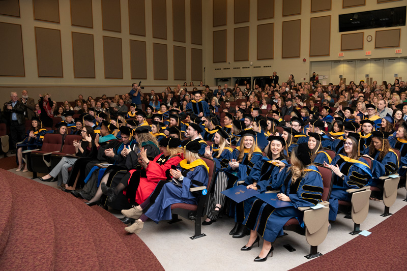 CHS-Physical_Therapy-Graduation-EK-011219 Graduation and hooding ceremony for the department of Physical Therapy's 2018 doctoral class. - (Evan Krape / University of Delaware)