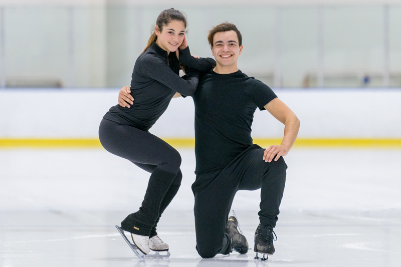 Alannah Binotto is a junior engineering student, figure skater, and club treasurer for the UD Figure Skating Club who, with her partner Shiloh Judd, will compete in the "ice dance" category at the 2019 U.S. Figure Skating Championships. Their coach is Anastasia Cannuscio. - (Evan Krape / University of Delaware)