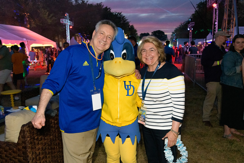 AW-2019-Dela-bration-EK-060719 Alumni Weekend 2019 - "Dela-Bration" on the North Green. The centerpiece of Alumni Weekend, Dela-bration (formerly "mug night") gathered together thousands of alumni as one giant, open-air party featuring a live band, food, beer, and entertaining games. - (Evan Krape / University of Delaware)