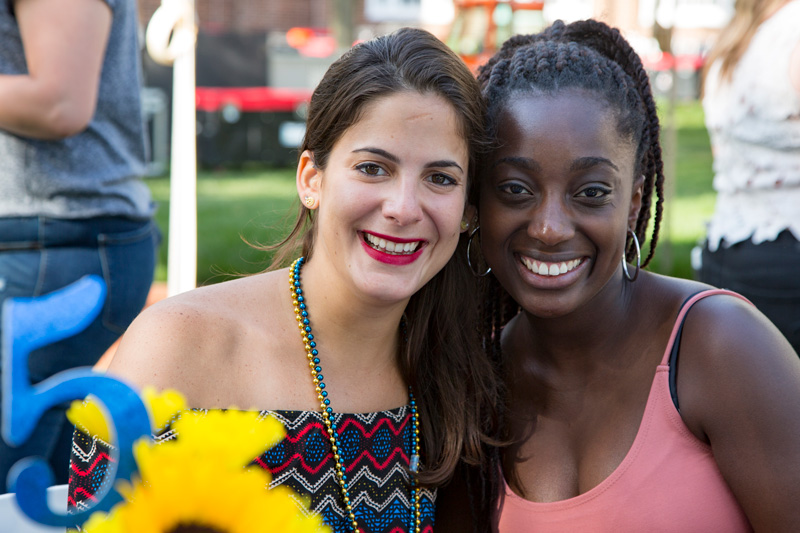 Alumni Weekend 1st and 5th class reunions held on 6/8/19 on The Green