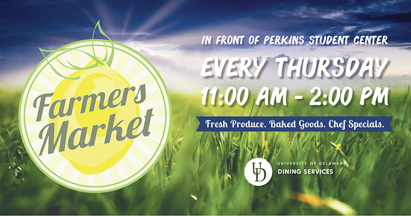 Graphic promoting Farmers Market