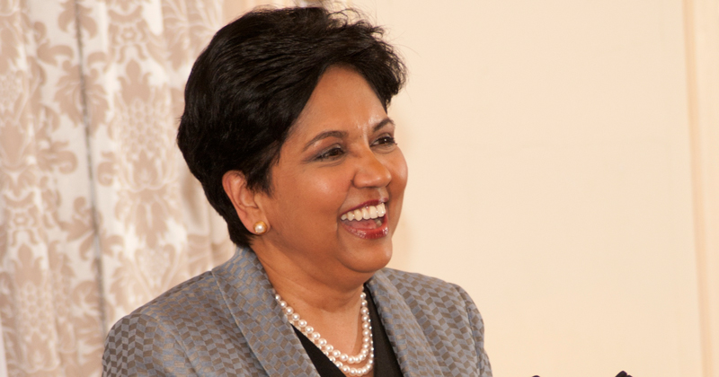 A dinner held to celebrate the 10th. Anniversary of the John L. Weinberg Center for Corporate Governance.  SHOWN - Keynote speaker Indra Nooyi, Chairman & CEO of PepsiCo, Inc.