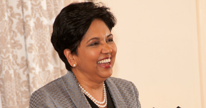 Weinberg Center 10th. Anniversary Dinner A dinner held to celebrate the 10th. Anniversary of the John L. Weinberg Center for Corporate Governance. SHOWN - Keynote speaker Indra Nooyi, Chairman & CEO of PepsiCo, Inc.