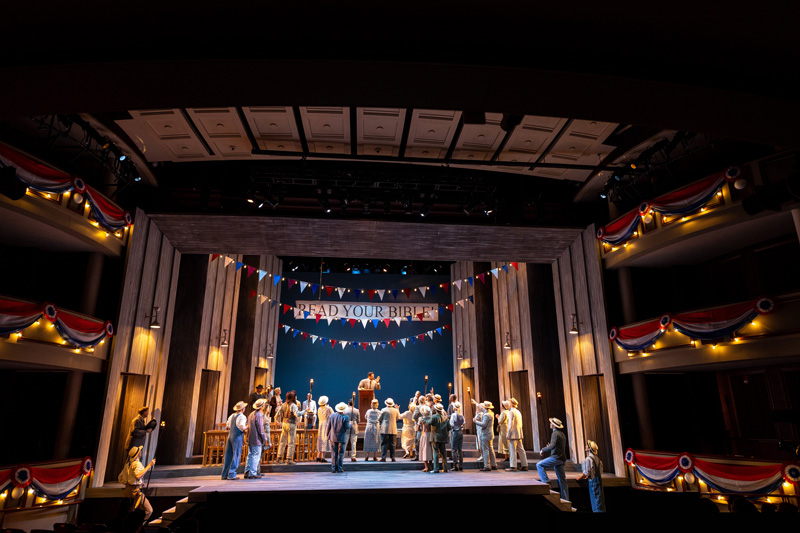 REP Production of Inherit the Wind on March 6, 2019 in the Thompson Theatre in the CFA