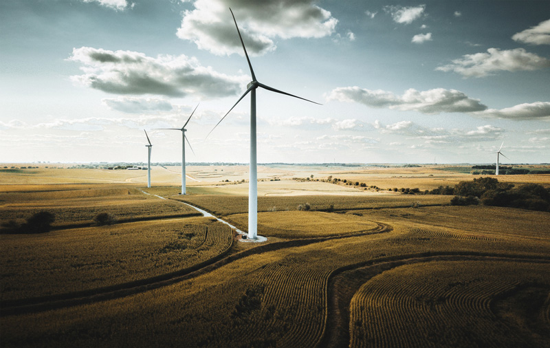 Wind turbine  in Nebraska